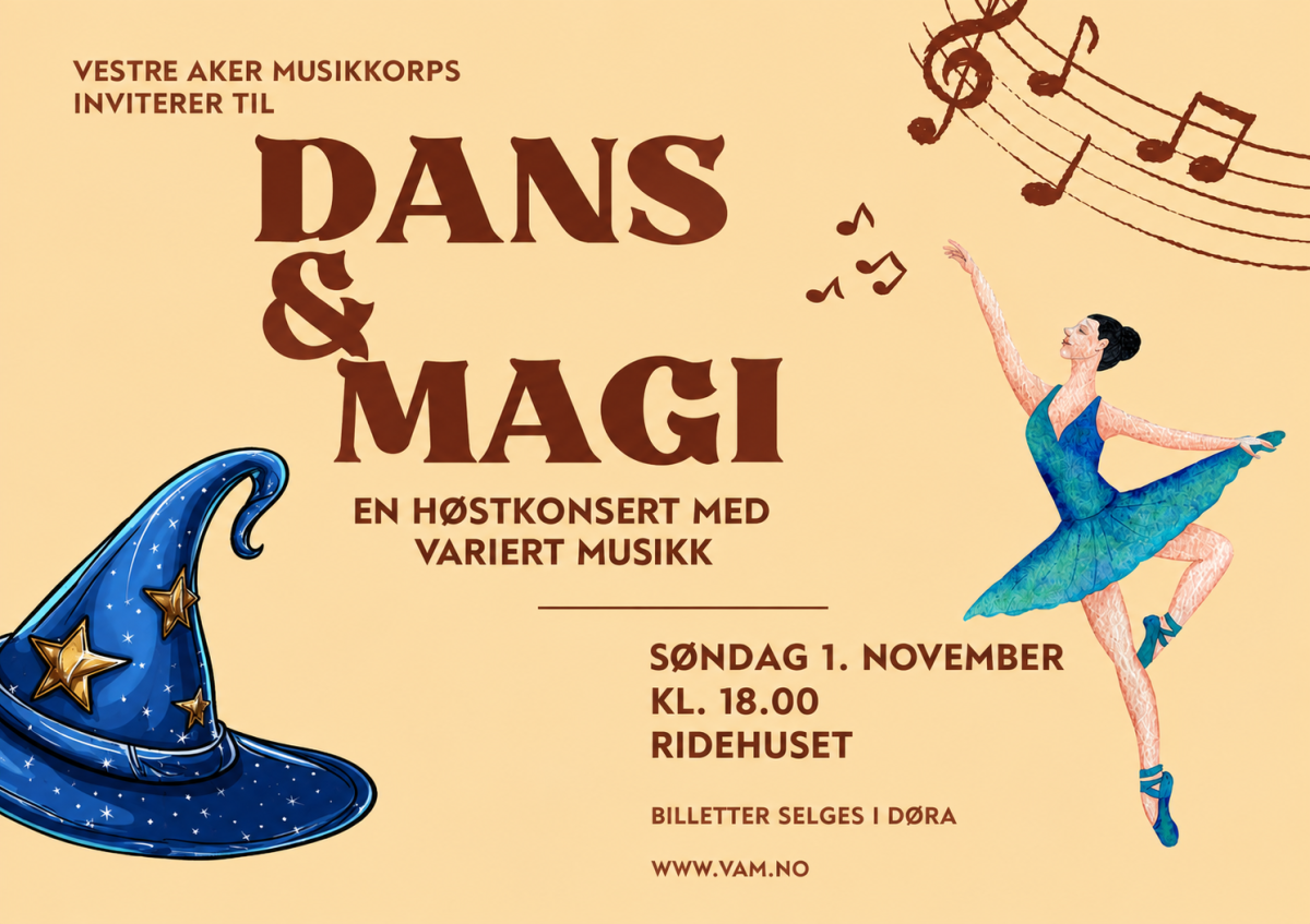 Dans & Magi- En høstkonsert med variert musikk